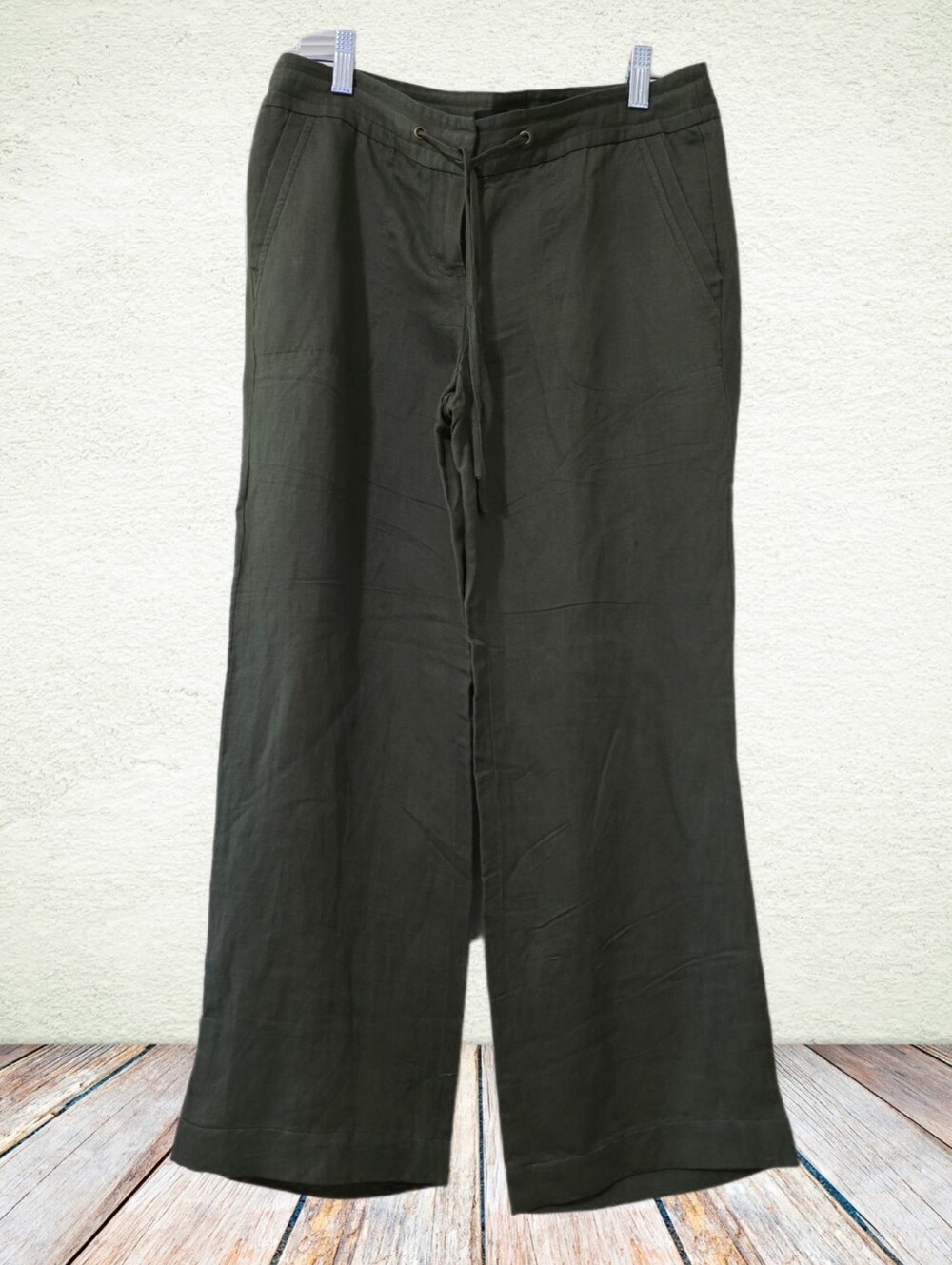 Willi Smith Olive Drawstring Jogger Pants